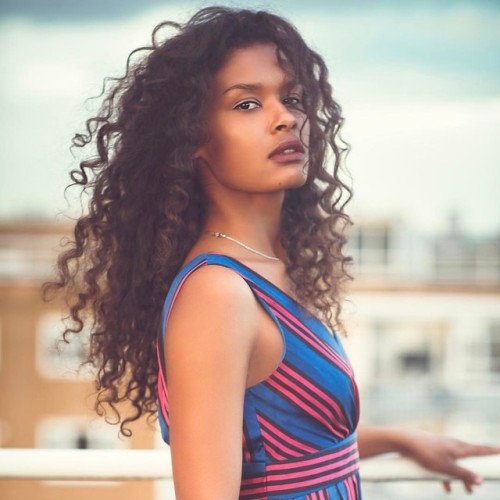 Windswept beauty #model #mixed #curlyhair #wind #rooftop #beautiful #forguysmag #elixrmag #modelnext