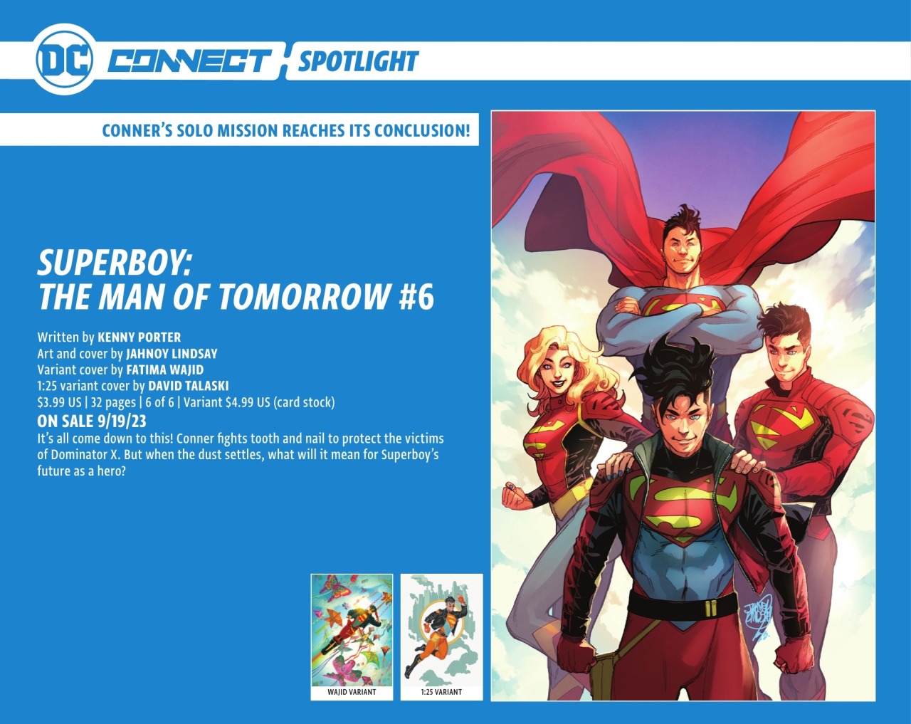 A blog dedicated to all your favorite moments — Superboy: The Man of  Tomorrow #6 preview