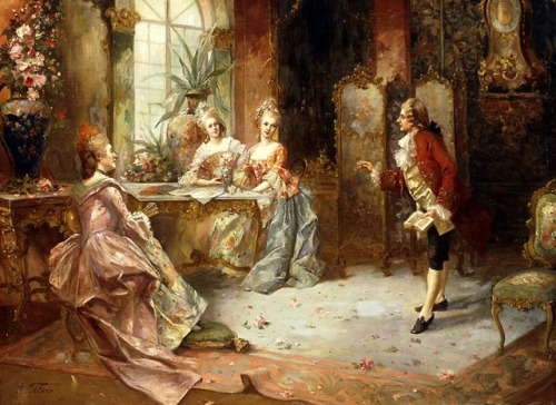 vivelareine:  Marie Antoinette’s History Lesson by A. Tesler source: ebay