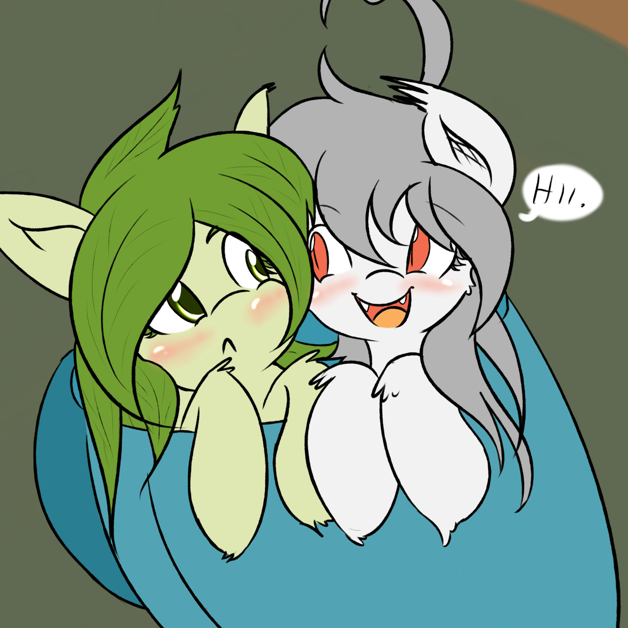 askflowertheplantponi:Umm…D’aww x3 &lt;3