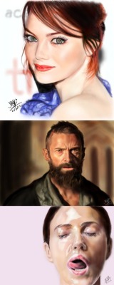 9gag:  This guy finger-paints celebrities