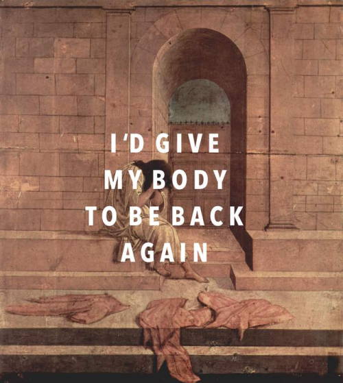 antiquarians:The Outcast, Sandro Botticelli | To Be Alone With You, Sufjan Stevens