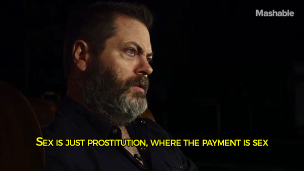 sizvideos:  Genius shower thoughts with Nick Offerman - Watch the full video 