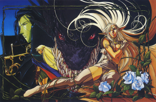 animenostalgia:Record of Lodoss War OVA art by Nobuteru Yuki