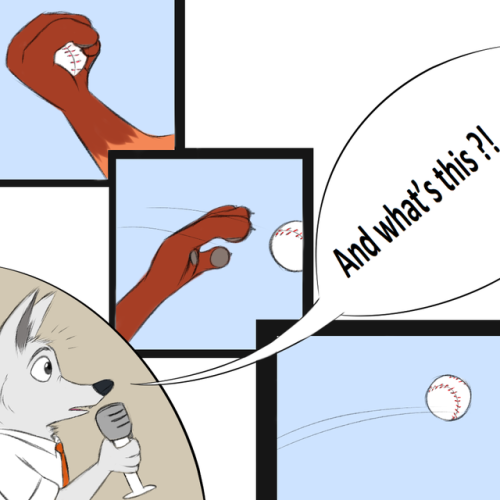 gokhan20: ZPD vs ZIA  Baseball Game - Commission Comic Commission comic for @ragingwerewolfdude