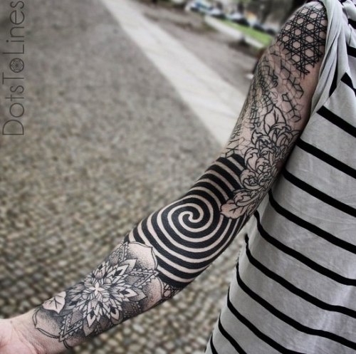1337tattoos: dotstolines