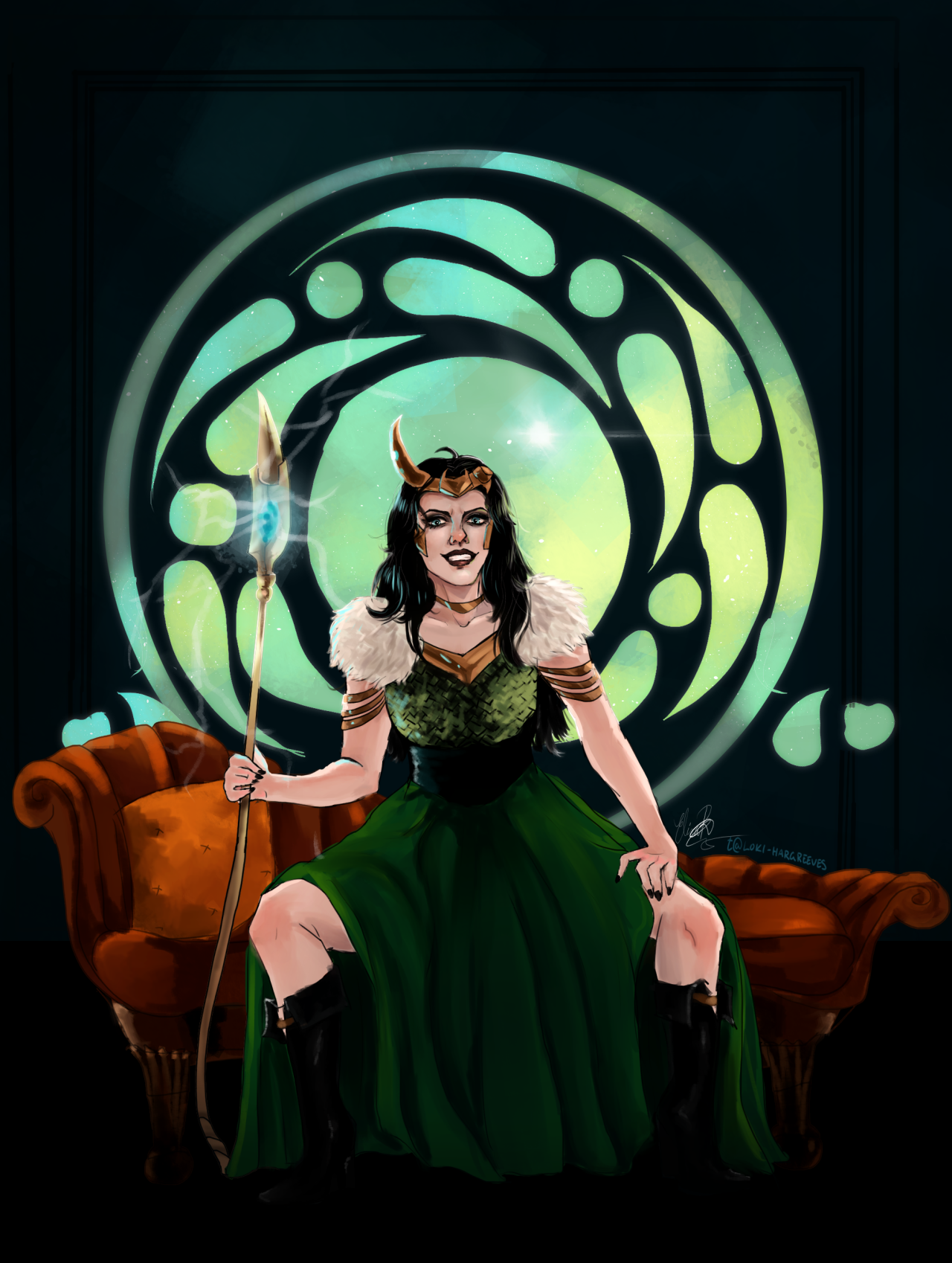 Loki, Goddess of Mischief, Ruler of the Multiverse  {click for better quality} 