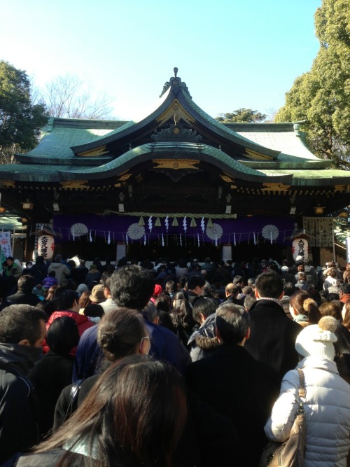 New Year&rsquo;s visit to the local shrine