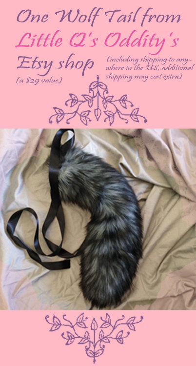 good-dog-girls:  Presenting: Good-Dog-Girls’ 2000 Follower Giveaway To Celebrate getting over 2000 followers, we will be giving away several petplay and dog girl related prizes! Prizes Include: 1 Wolf Tail from @littleqsoddities‘ Etsy Shop 1 Coyote