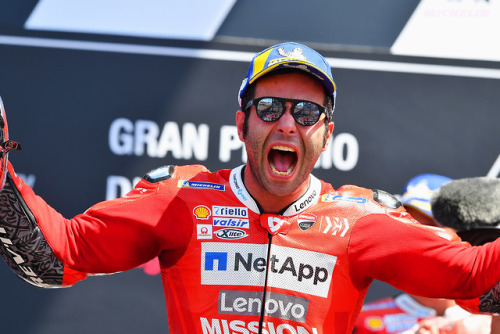 Congratulations Danilo Petrucci, a home MotoGP winner and Marquez slayer.Mission Winnow Ducati TeamM