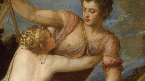 Detail from Venus and Adonis Titian1485/90