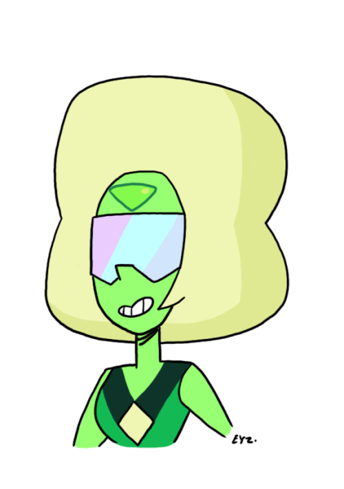 eyzmaster:  Steven Universe - Peridot 76 by theEyZmaster  Here’s something different for a change! And random!Peridot trying the other gems’ hairstyles!     <3 <3 <3