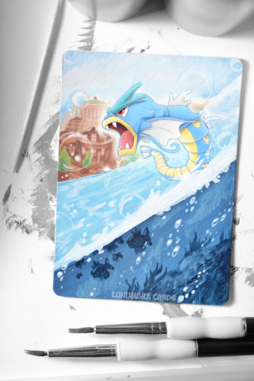 Magikarp and Gyarados Alter Here’s a non matching pair of alters I’ve done recently :) Tiny flailing
