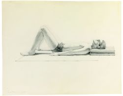thunderstruck9:  Wayne Thiebaud (American, b. 1920), Untitled, 1966. Pencil on paper, 12 x 15 in. 