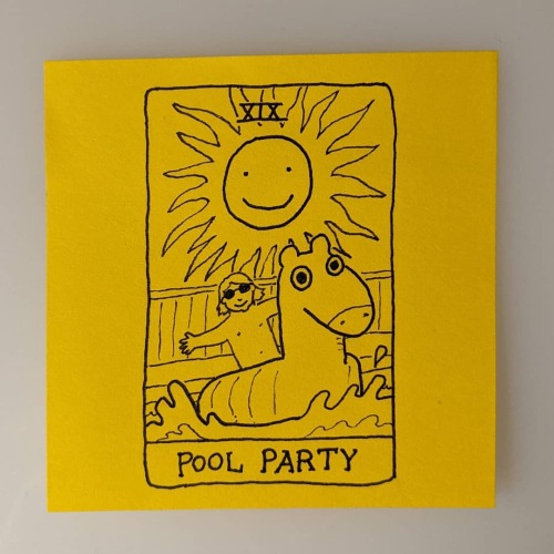 savagechickens: From the tarot, the auspicious Pool Party card.www.instagram.com/p/CW9lP-PJZ