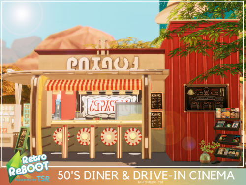  Retro ReBOOT - 50’s Diner and Drive-in CinemaThis creation is part of the Retro Reboot Coll