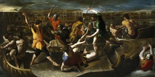 necspenecmetu: Giovanni Lanfranco, Roman Naumachia, c. 1635