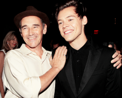thedailystyles: Harry and Mark Rylance at