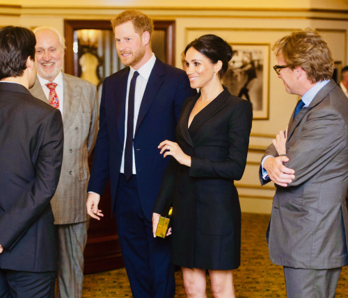 29 August 2018 | Prince Harry, Duke of Sussex and Meghan, Duchess of Sussex speak with writer Lin Ma