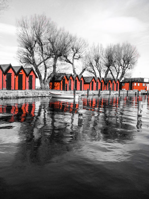 Harbour Reflection Maritime Urban Landscape at Jonkoping Harbour Pier/ Lighttower by Rune Alnervik on EyeEm