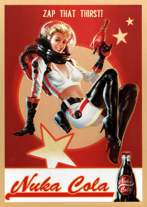 gameraboy:Fallout Nuka Cola sign by Trends International