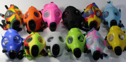 photokinks:  puppy-apollo:  cookiethepup:  Hey guys, a friend of mine is wanting to start selling these really cool and colorful silicone gas masks. But before they sell them, they want to gauge the interest in them.  He’d be selling them for around