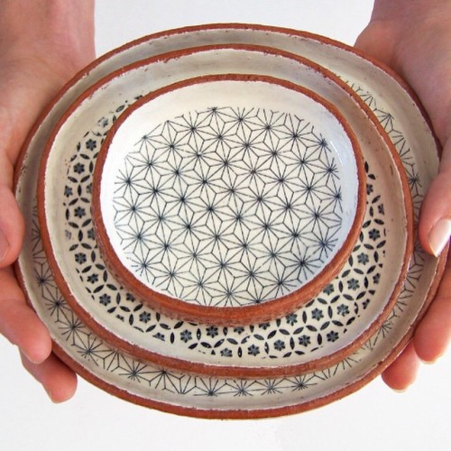 These Handmade Ceramic Tapas Plates by @susansimonini are pretty enough to stay on display all year 