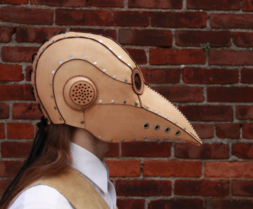 Whoops I Forgot To Post This Plague Doctor Hood. I Finished It Up Around The End Of May, Then It Sold
