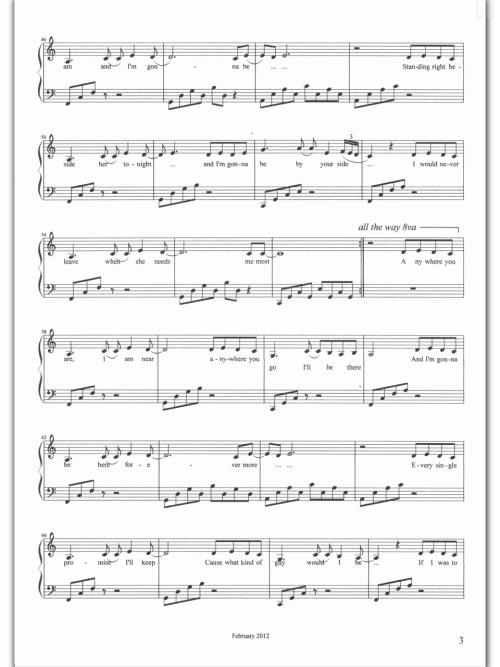 welovepianoforever:What are words - Chris Medina (Piano Sheet)