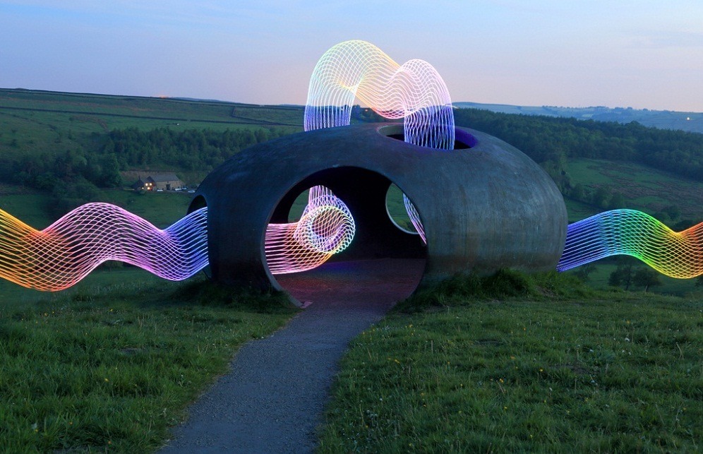 sonjabarbaric:  Panopticon Atom  (Image taken in one continuous 93.8 second exposure)