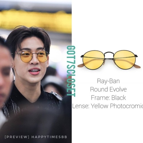 GOT7's Closet — [180102] Bambam wearing Ray - Ban Round Evolve....