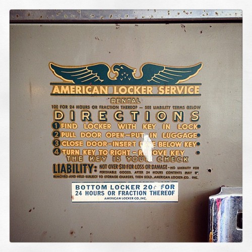 American Locker Service #logo #design #typography #badgehunting #junktype