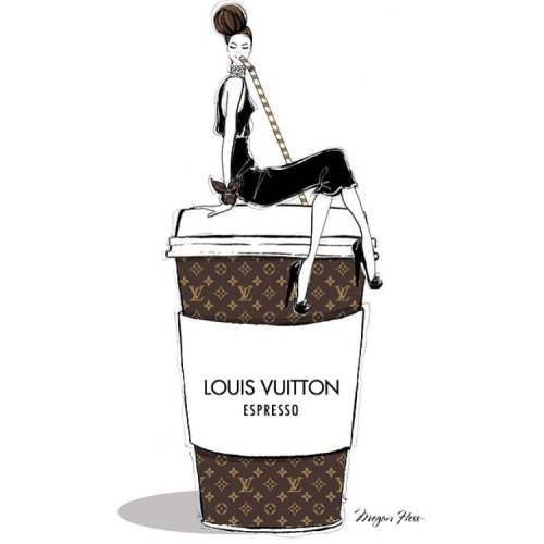 My kind of #Monday coffee ☕️ #coffeelover #art #fashion #meganhess