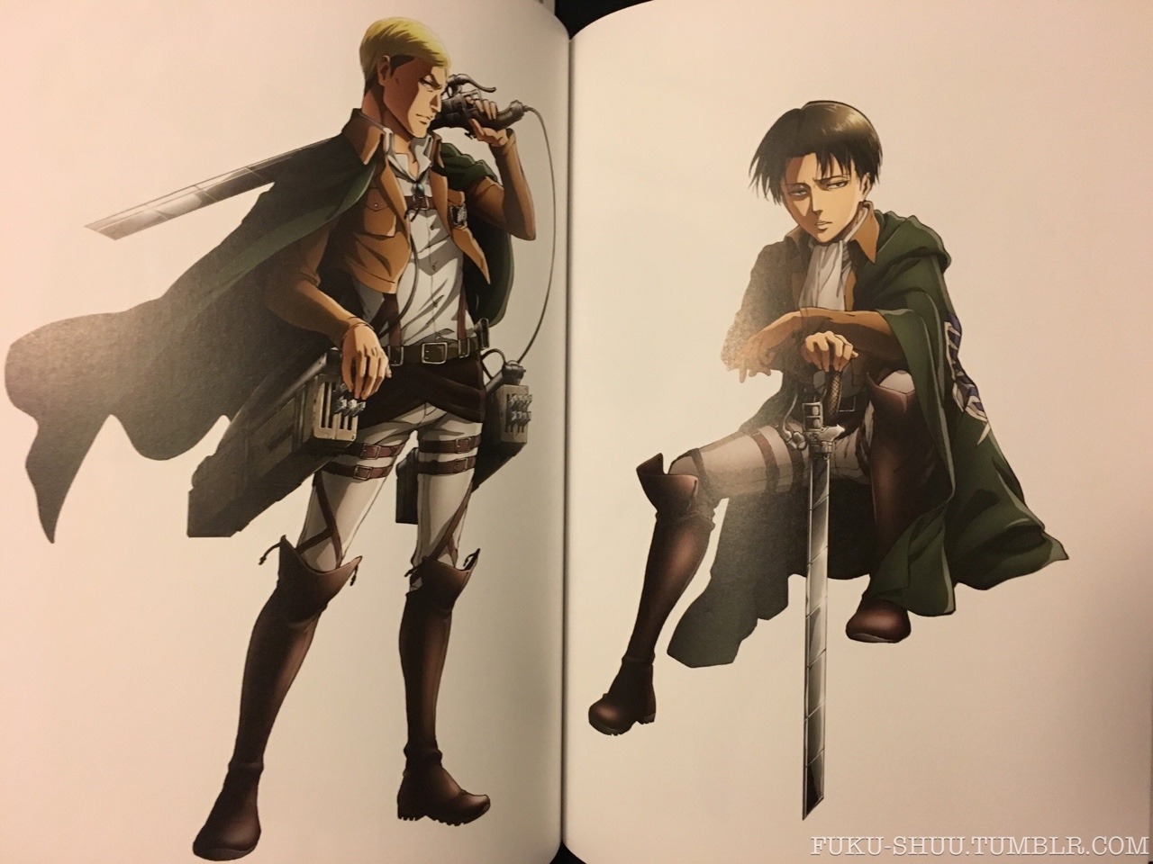 A Look Inside the Shingeki no Kyojin ANIME ILLUSTRATIONS Artbook by WIT Studio!I