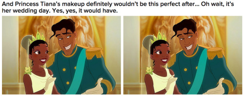 apostate-tony:  buzzfeed:  If Disney Princesses Wore Actual Makeup by Loryn Brantz   THAT LAST ONE THOUGH