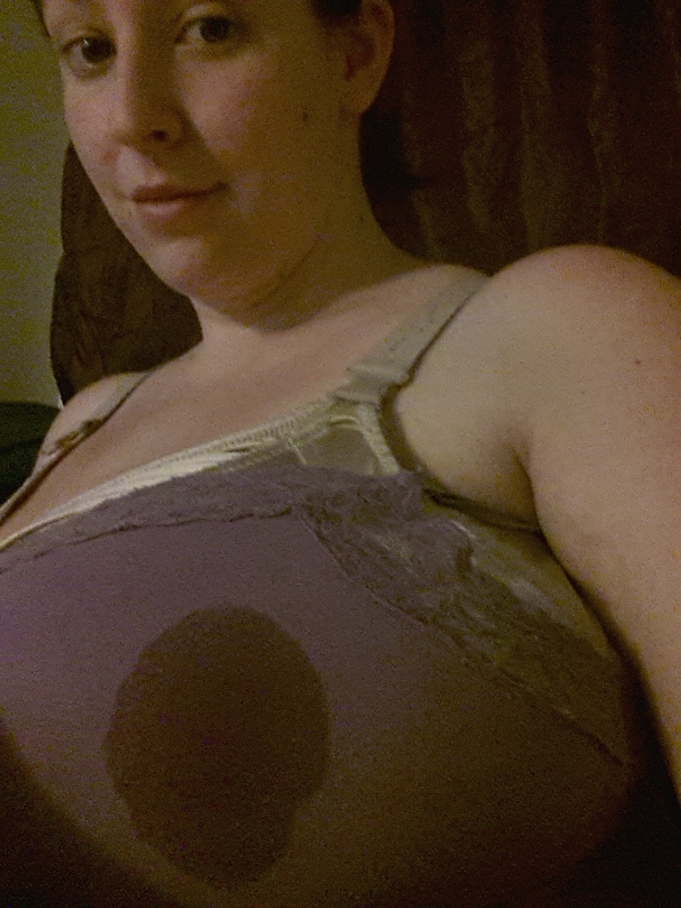 winkingdaisys:  Ugh I leaked thru my shirt.  I forgot nursing pads.   Damn it