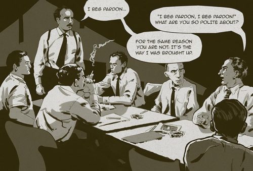 wingsart:12 Angry Men remains one of my all-time favourite movies, and this quick illustration welco