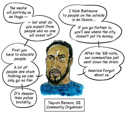thisisfusion: Graphic journalist Dan Archer recently spoke with several community members in Baltimo