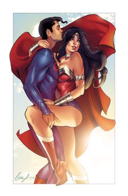 superheropornpics:Superman and Wonder Woman