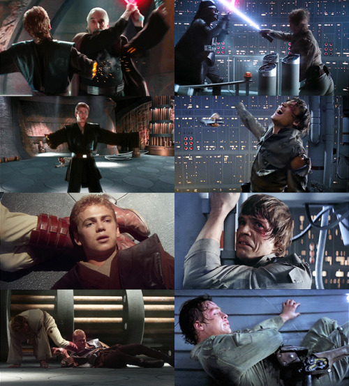 tatooineknights:Anakin &amp; Luke: The Skywalker Saga