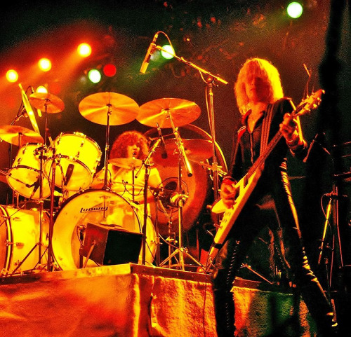 UFO, Andy Parker and Michael Schenker onstage 1978