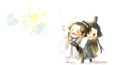 yustinamishka:The heat is making Song Lan miserable.Look out! Xingchen is going to fight the sun. 