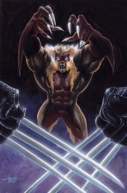 westcoastavengers:  Wolverine Vs. Sabretooth | Edgar Tadeo