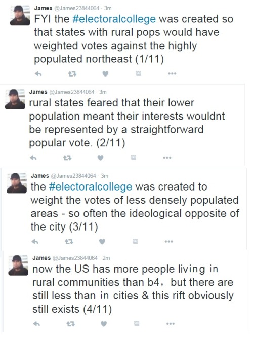 fuckyeahcommunity: .@James23844064 explains the #electoralcollege and why Trump won