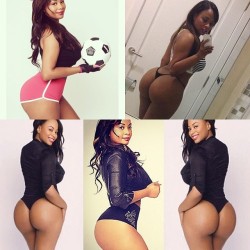 sexiestcreations:  @honeyiscoco 😍😍😍 just look how this #SexyCreation curves! 😩😍 #SheBad #Beautiful #JuicyBooty #HoneyIsCoco  Very nice booty