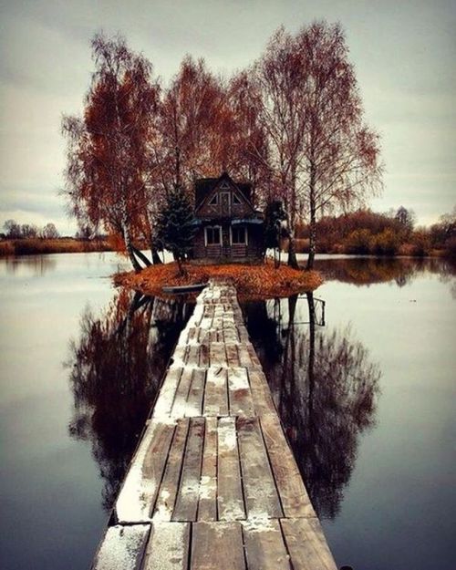Lake house.