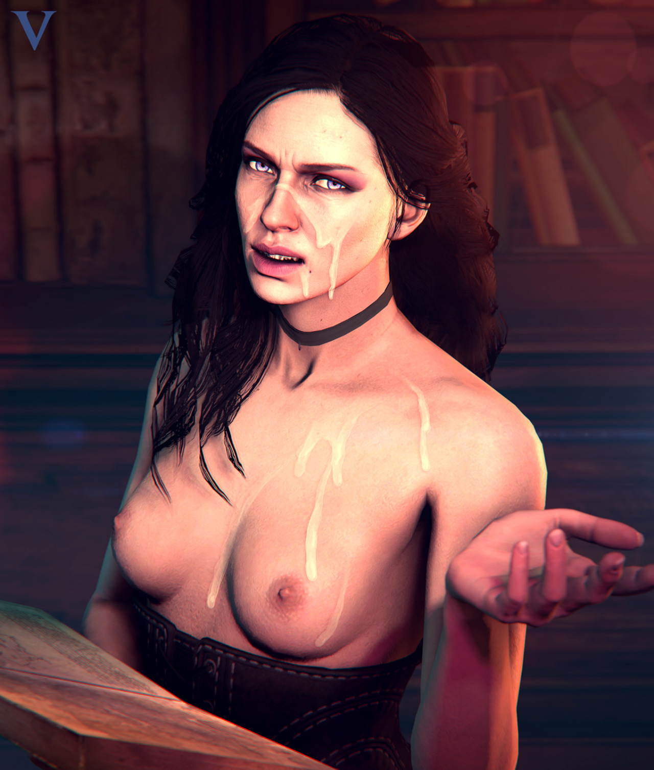 vaurrasfm:  “Really, Geralt? I’m trying to do some research.”Sorry for the