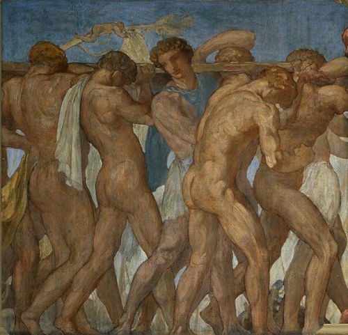 19thcenturyboyfriend:  Allegoria of Picenum (detail), Adolfo de Carolis
