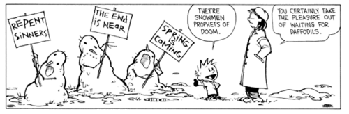 sacrificethemtothesquid: dinovia-grant:tubofgoodthings:Calvin’s snowmen are breathtaking achieve