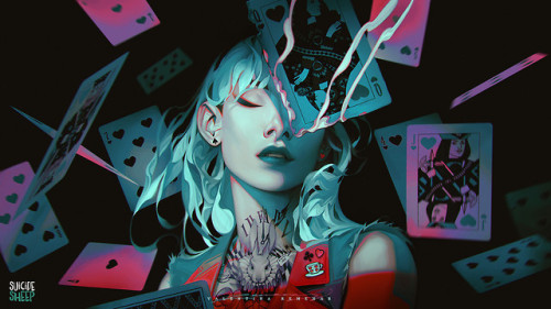 &ldquo;We Are All Mad Here by Valentina Remenar&rdquo; via /r/ImaginaryCharacters